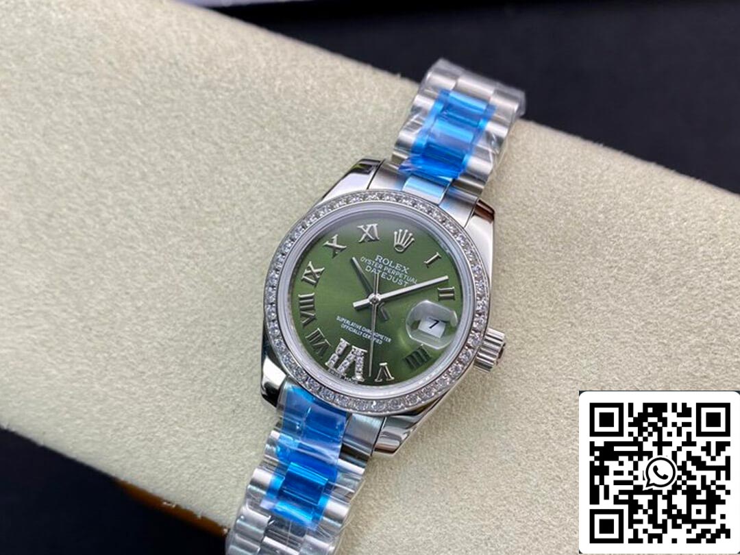 Rolex Datejust 28MM 1:1 Best Edition BP Factory Diamond-set Green Dial