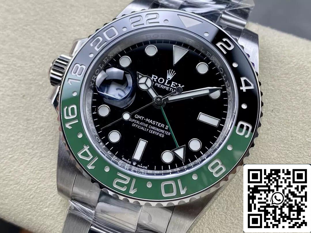 Rolex GMT Master II M126720VTNR-0001 1:1 Best Edition C+ Quadrante nero di fabbrica