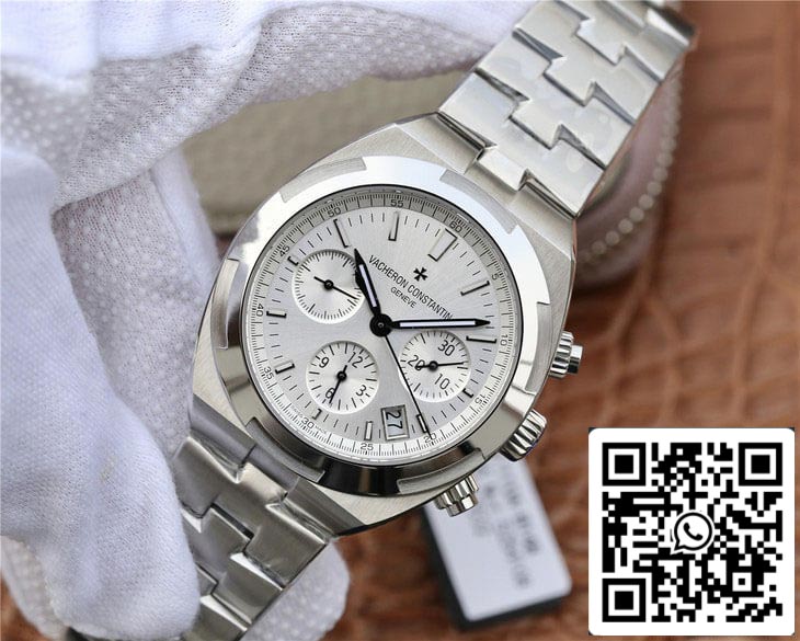 Vacheron Constantin Overseas 5500V/110A-B075 1:1 Best Edition 8F Factory Esfera blanca plateada