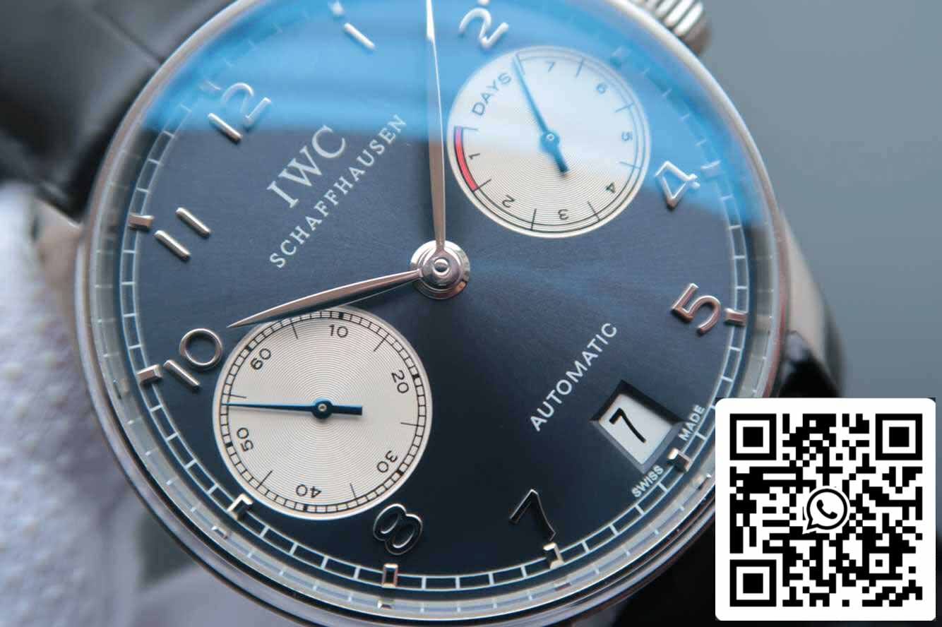 IWC Portugieser IW500112 1:1 Meilleure édition ZF Factory V5 Cadran bleu foncé