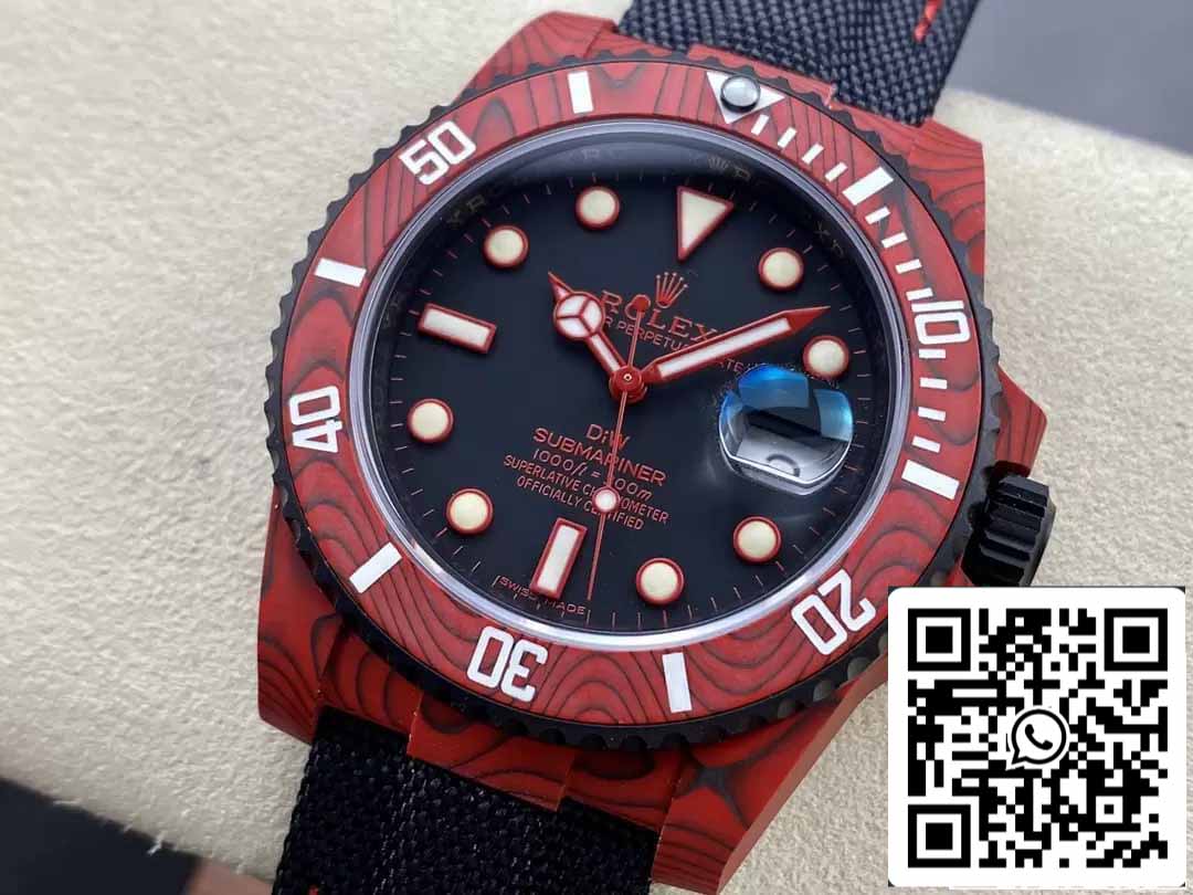 Rolex Submariner 1:1 Best Edition VS Factory Red Carbon Fiber Case