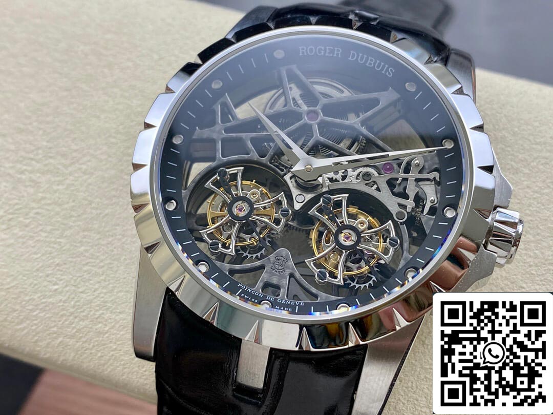 Roger Dubuis Excalibur RDDBEX0396 1:1 Best Edition YS Factory Skeleton Double Tourbillon Dial