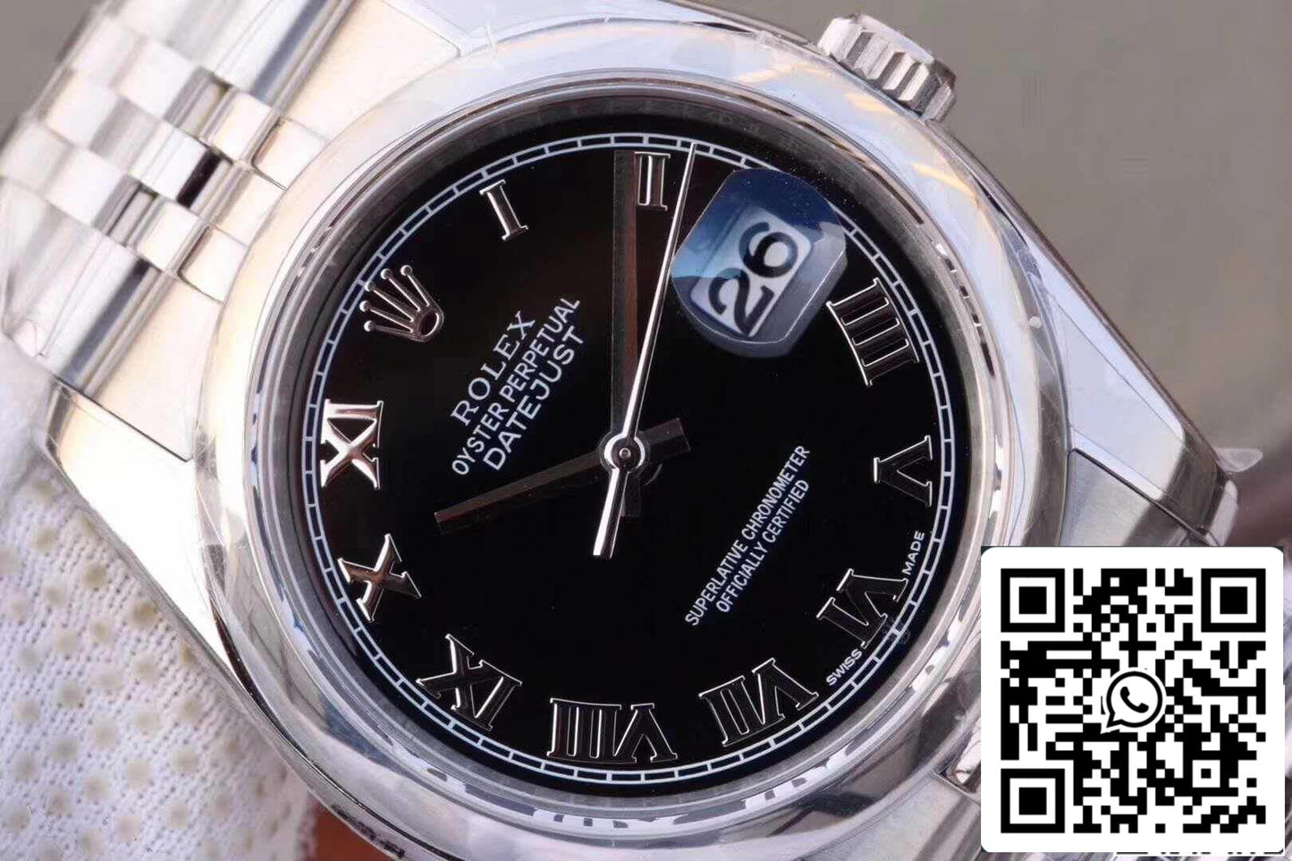 Rolex Datejust 36 mm 116234 AR Factory 1:1 Mejor edición suiza ETA3135 esfera negra