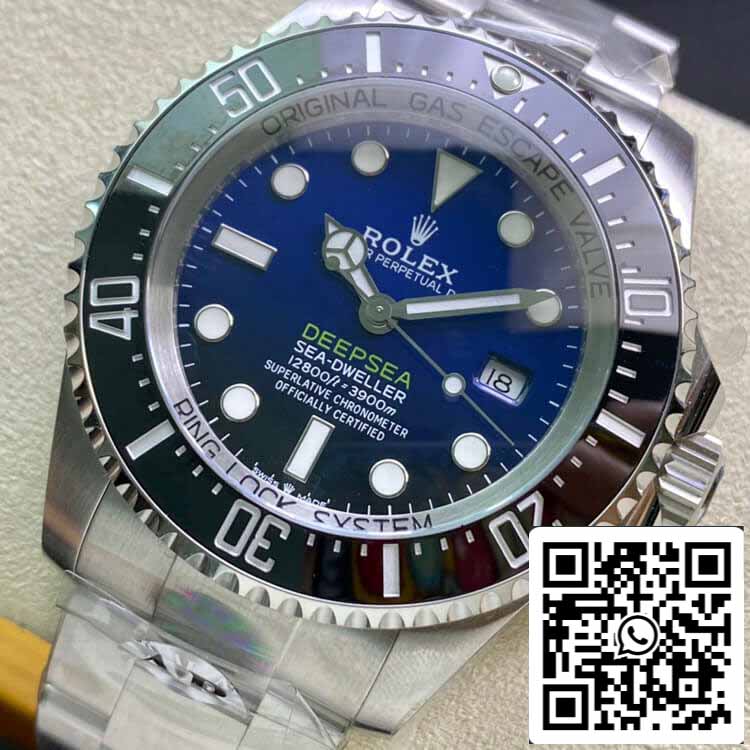 Rolex Deepsea Sea-Dweller 116660 „D-BLUE“ AR Factory 1:1 Best Edition Swiss ETA3135 Blau/Schwarzes Zifferblatt