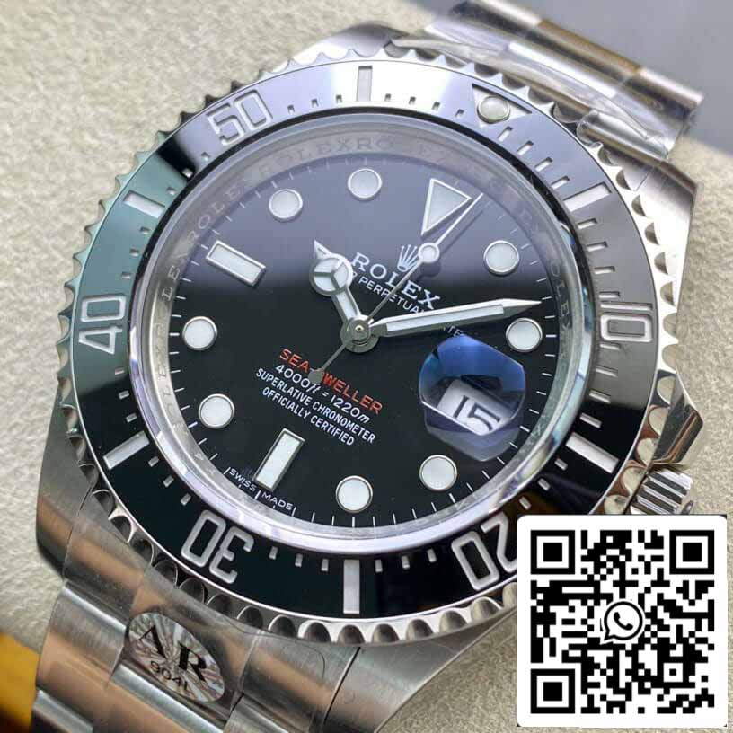 Rolex Sea-Dweller 126600 AR Factory schwarzes Zifferblatt 1:1 Best Edition Swiss ETA2824