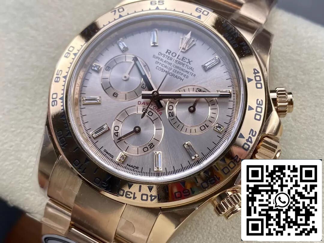 Rolex Cosmograph Daytona 116505 1:1 Meilleure édition Clean Factory Or rose