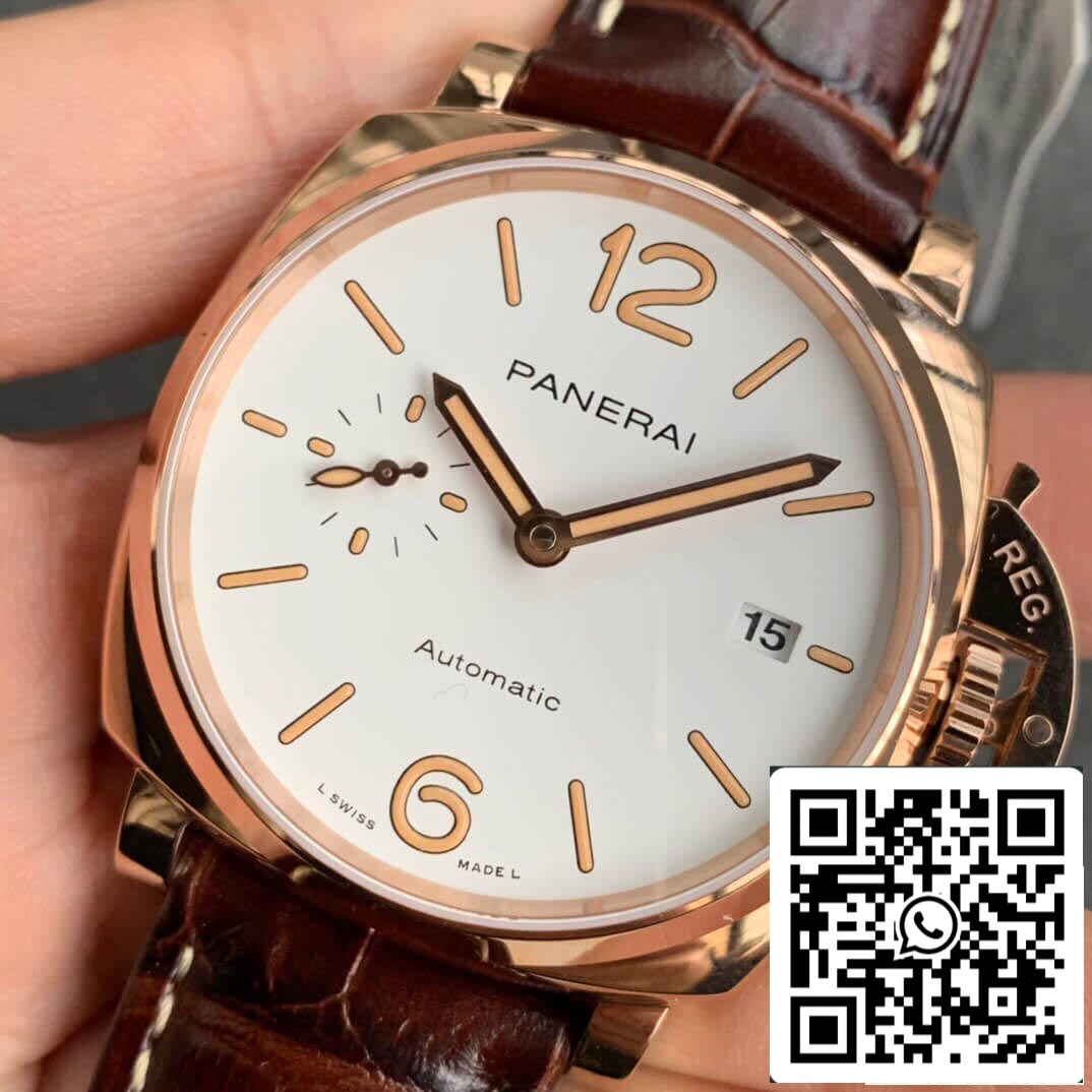 Panerai Luminor PAM01042 1:1 Meilleure édition VS Cadran blanc d'usine