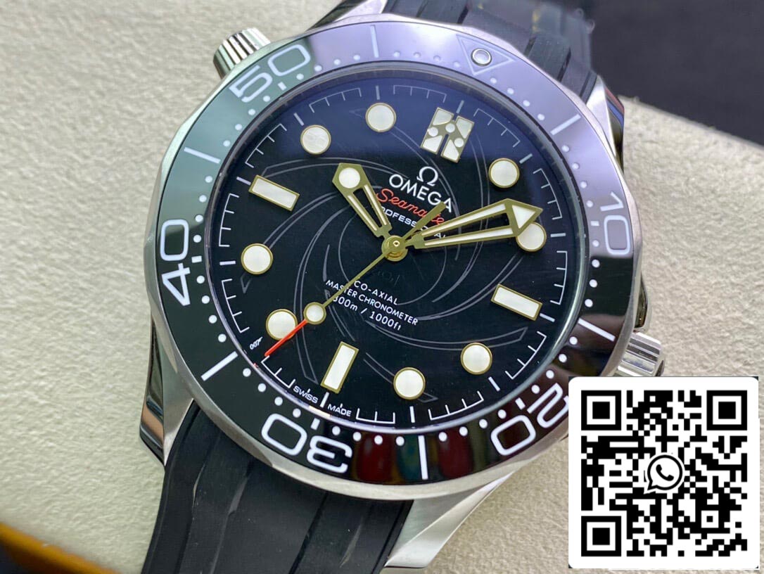 Omega Seamaster Diver 300M 210.22.42.20.01.004 1:1 Meilleure édition OU Bracelet en caoutchouc d'usine