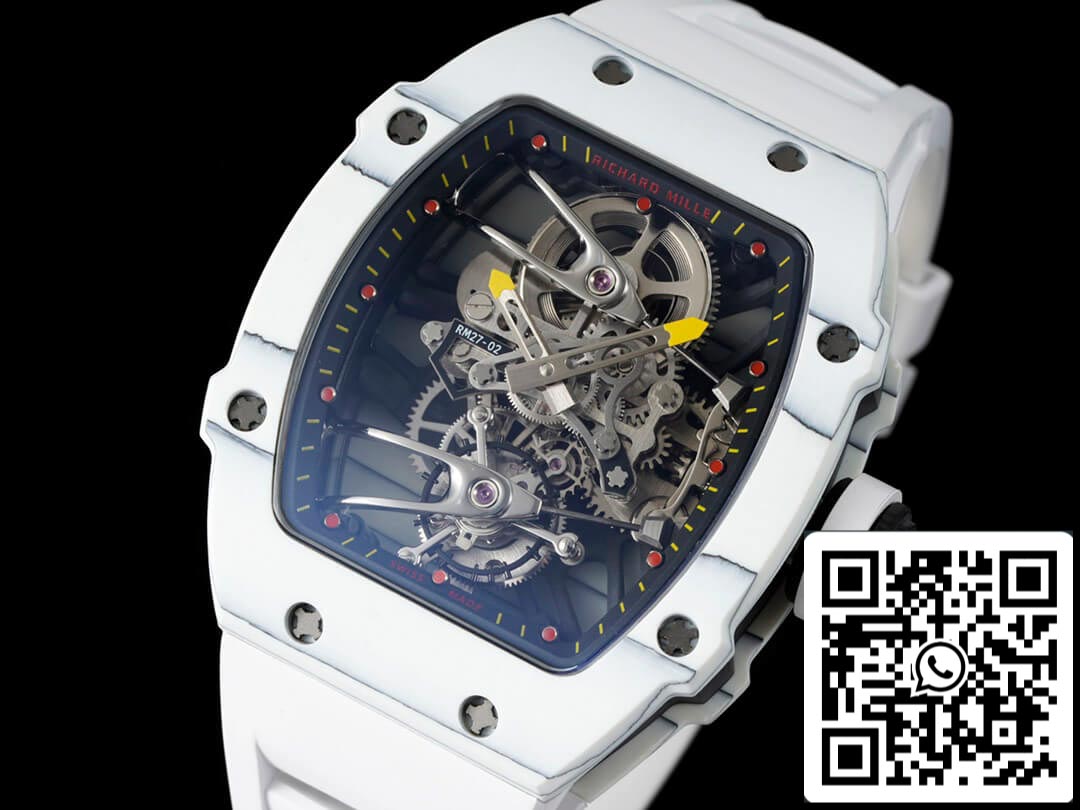 Richard Mille RM27-02 Rafael Nadal Tourbillon 1:1 Meilleure édition RM Factory Boîtier en fibre de carbone