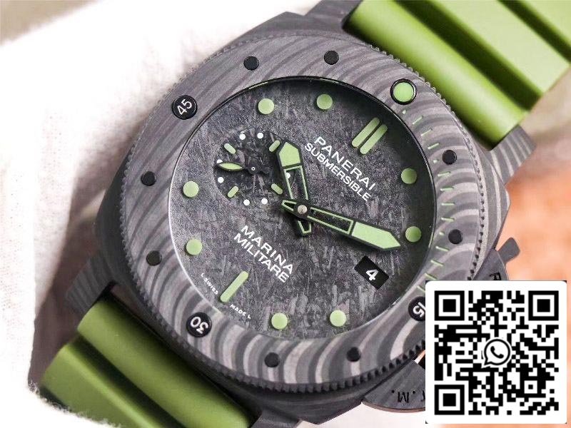 Panerai Submersible PAM00961 1:1 Meilleure édition VS Factory Camo Cadran noir Suisse P.9010