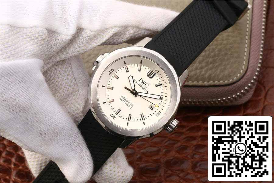 IWC Aquatimer IW329003 1:1 Best Edition V6 Factory Silber Weißes Zifferblatt