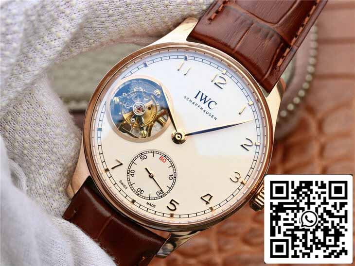 IWC Tourbillon Portugais IW546302 1:1 Meilleure édition ZF Factory Cadran Argent