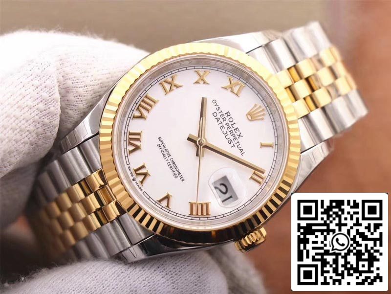 Rolex Datejust M126233-0029 1:1 Meilleure édition EW Factory Cadran blanc Suisse ETA3235