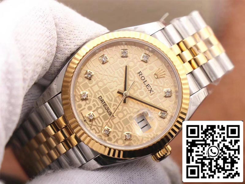 Rolex Datejust M126233-0033 1:1 Meilleure édition EW Factory Cadran Champagne Suisse ETA3235