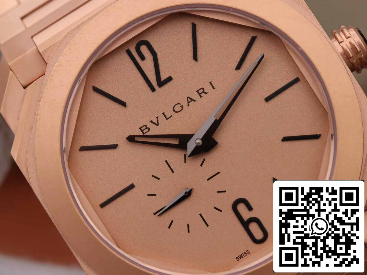 Bvlgari Octo Finissimo 102912 1:1 Best Edition BV Factory Roségold-Zifferblatt