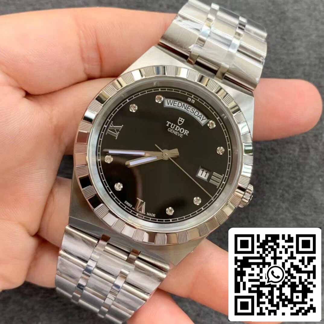 Réplica Tudor Royal M28600-0004 Day Date V7 Caixa de aço inoxidável de fábrica