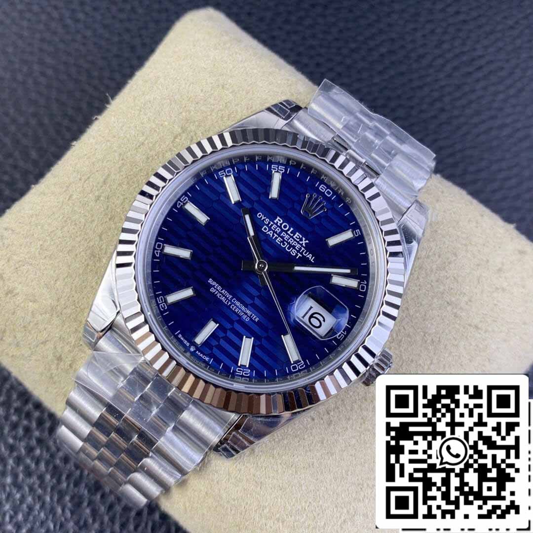 Rolex Datejust M126334-0032 41MM 1:1 Melhor Edição VS Aço Inoxidável de Fábrica