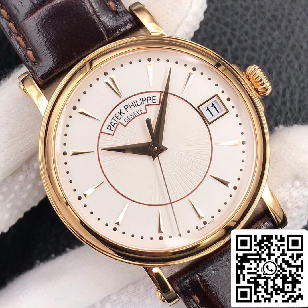 Patek Philippe Calatrava 5153J-001 1:1 Best Edition ZF Factory White Dial Rose Gold