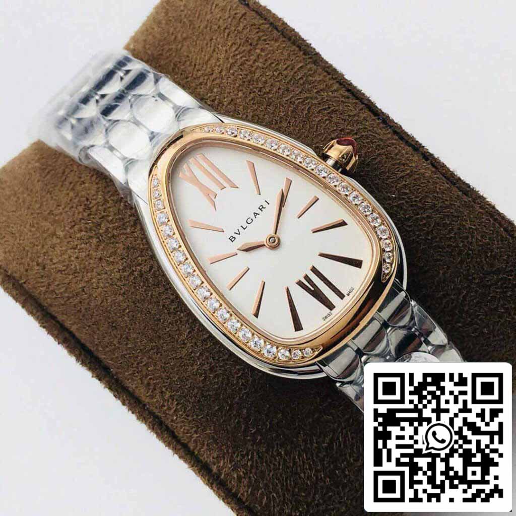 Bvlgari Serpenti 103143 1:1 Best Edition BV Factory Rose Gold Diamond Bezel