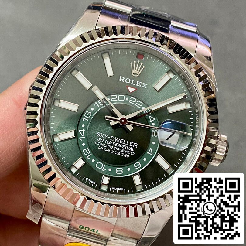 Rolex Sky Dweller M336934-0001 1:1 Best Edition ZF Factory Green Dial