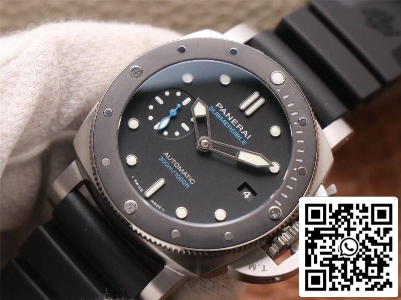 Panerai Submersible PAM00683 1:1 Meilleure édition VS Factory Cadran noir Suisse P9010