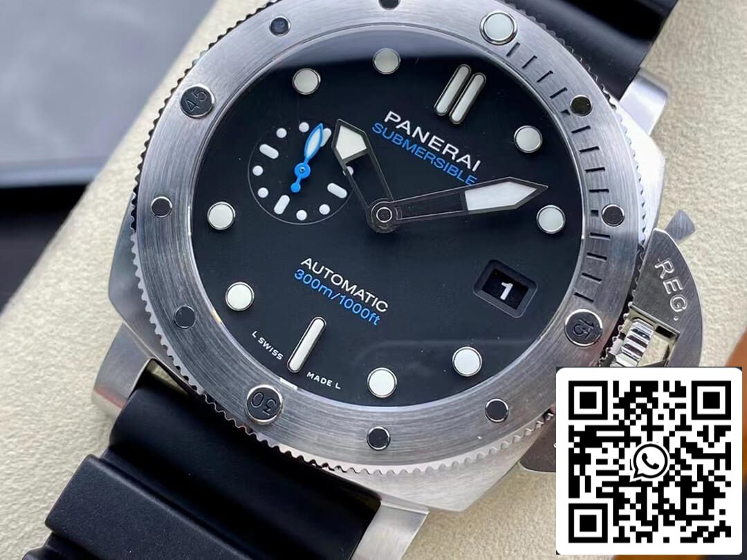 Panerai Submersible PAM01229 1:1 Meilleure édition VS Cadran noir d'usine