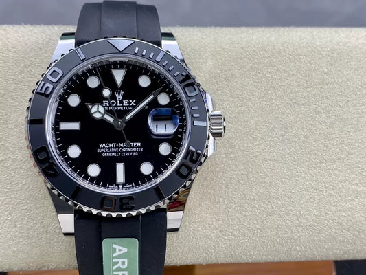 Rolex Yacht-Master 42 quadrante nero M226659-0003 1:1 Best Edition AR Versione contrappeso di fabbrica