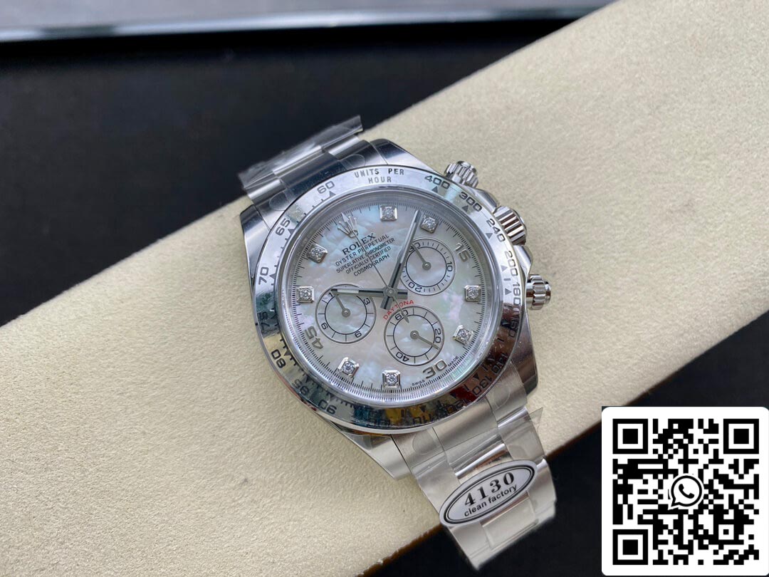 Rolex Cosmograph Daytona M116509-0064 1:1 Meilleure édition Clean Factory Cadran en nacre