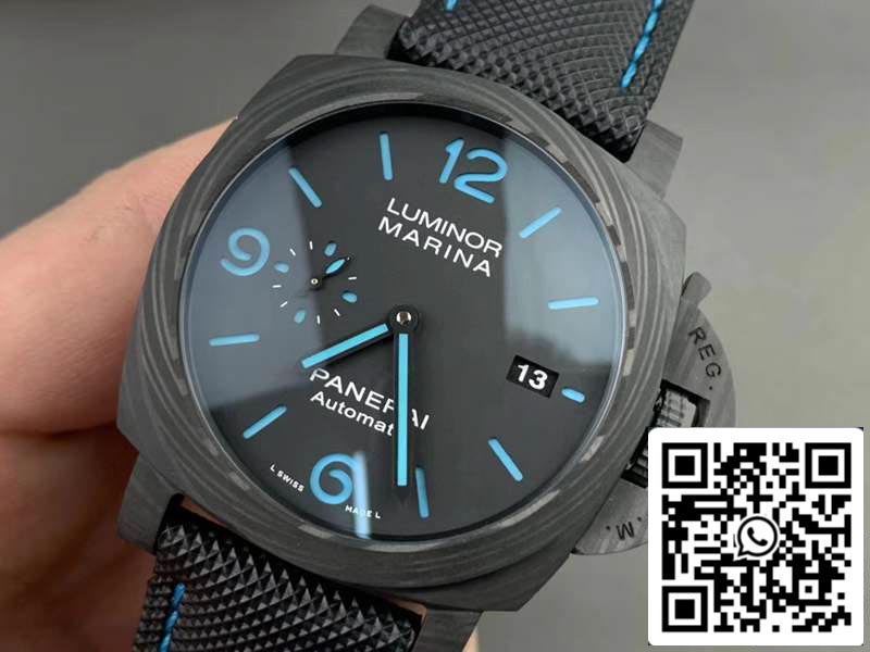 Panerai Luminor PAM01661 1:1 Meilleure édition VS Factory Black Carbon Swiss P9010