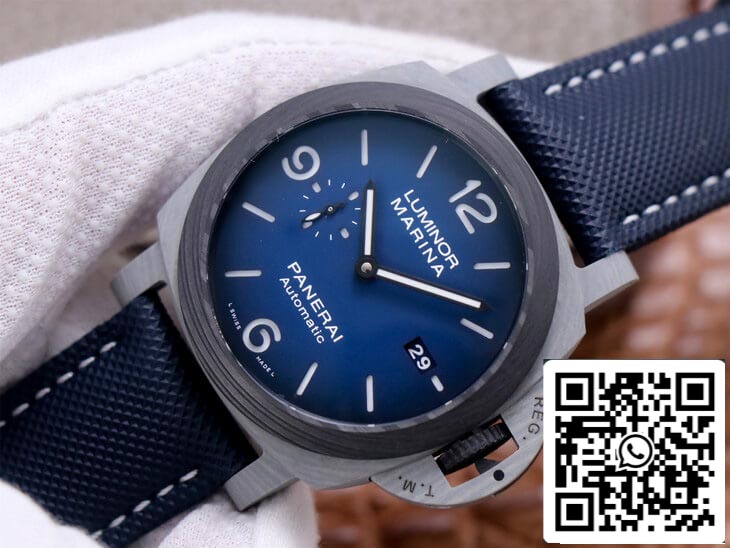 Panerai Luminor PAM1663 1:1 Meilleure édition VS Cadran bleu fumé d'usine