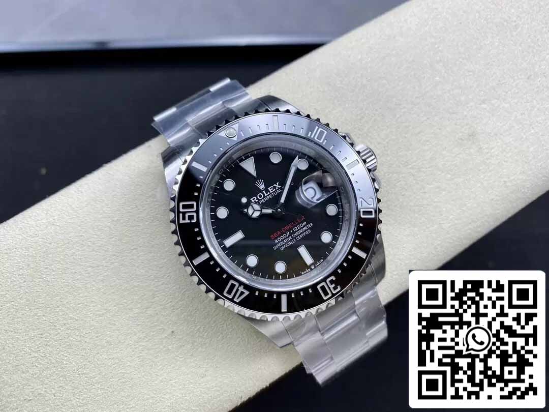 Rolex Sea Dweller M126600-0002 1:1 Meilleure édition VS Factory Cadran noir