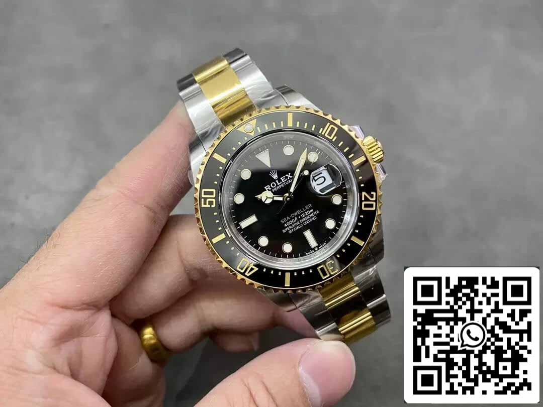 Rolex Sea Dweller M126603-0001 1:1 Meilleure édition VS Or jaune d'usine