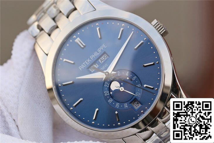 Patek Philippe Complications 5396/1G-001 1:1 Best Edition KM Factory White Gold Blue Dial