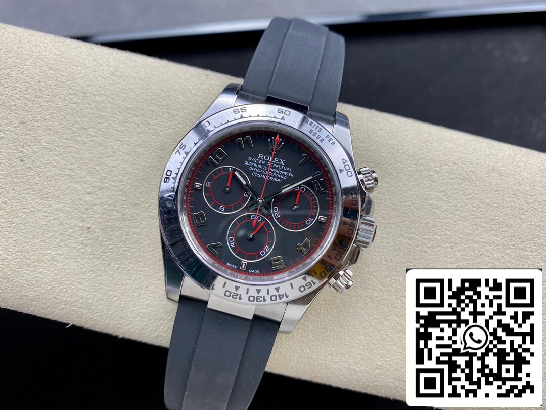 Rolex Cosmograph Daytona 116509 1:1 Meilleure édition Clean Factory Cadran noir