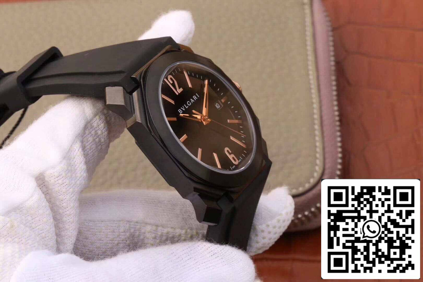 Bvlgari Octo 102581 BGO41BBSVD 1:1 Meilleure édition Cadran noir