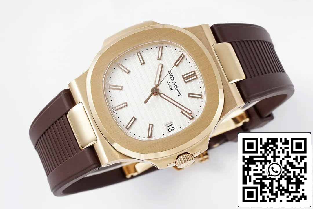 Patek Philippe Nautilus 5711 1:1 Best Edition PPF Factory Brown Rubber Strap