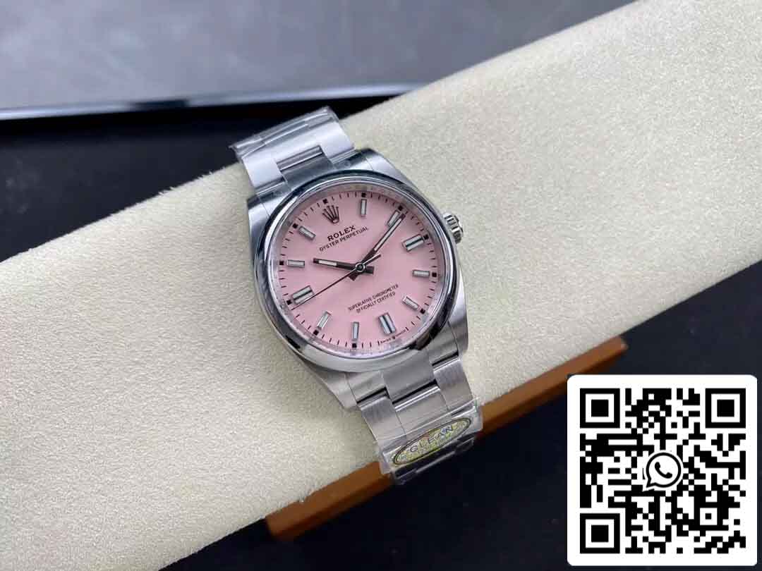 Replica Rolex Oyster Perpetual M126000-0008 36MM  Clean Factory Pink Dial