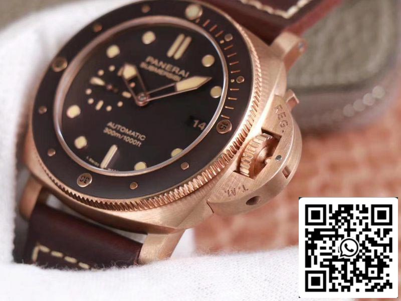 Panerai Submersible PAM00968 1:1 Best Edition VS Factory Brown Dial Swiss P9010