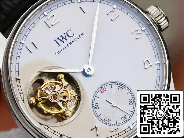 IWC Portuguese Tourbillon 1:1 Best Edition ZF Factory White Dial