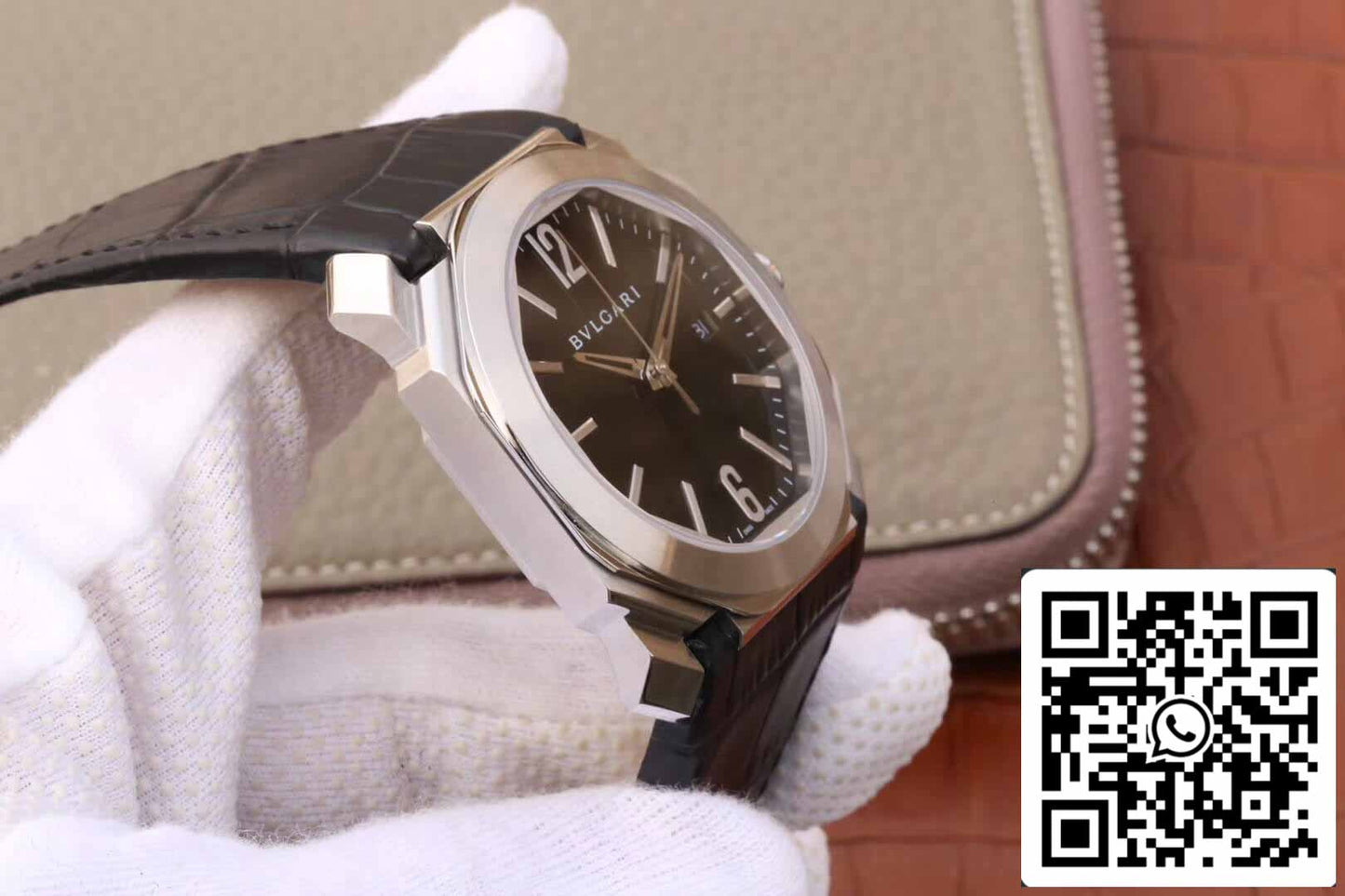 Bvlgari Octo 101964 BGO41BSLD 1:1 Bisel de acero inoxidable mejor edición