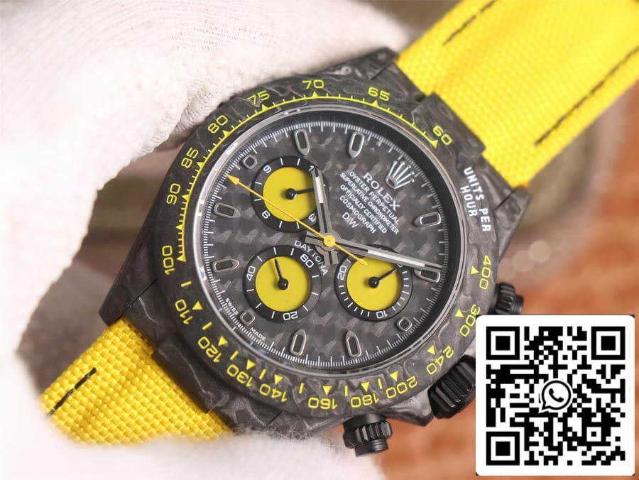 Rolex Daytona Diw Retrofit Version 1:1 Best Edition WWF Factory Carbonfaser-Zifferblatt