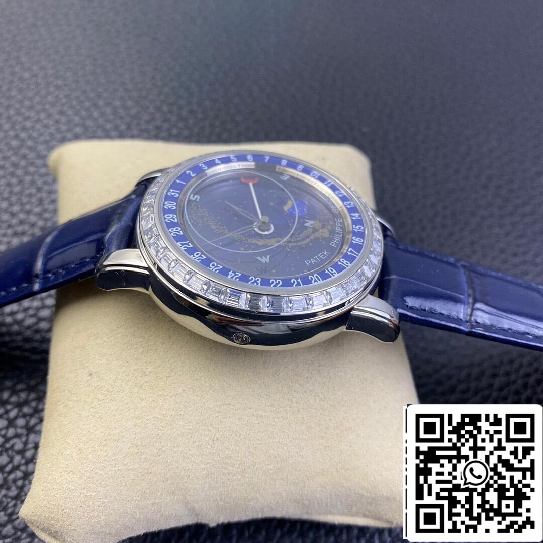 Patek Philippe Grand Complications 6104G-001 1:1 Melhor Edição AI Factory Sky Moon Blue Dial