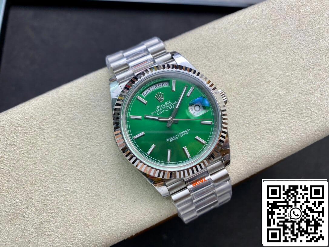 Rolex Day Date 40MM 1:1 Meilleure édition GM Factory Cadran vert