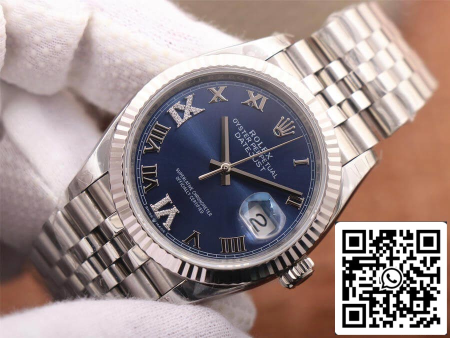 Rolex Datejust 126234 1:1 Meilleure édition EW Factory Cadran bleu