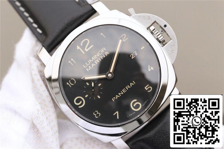 Panerai Luminor PAM00359 1:1 Meilleure édition VS Cadran noir d'usine