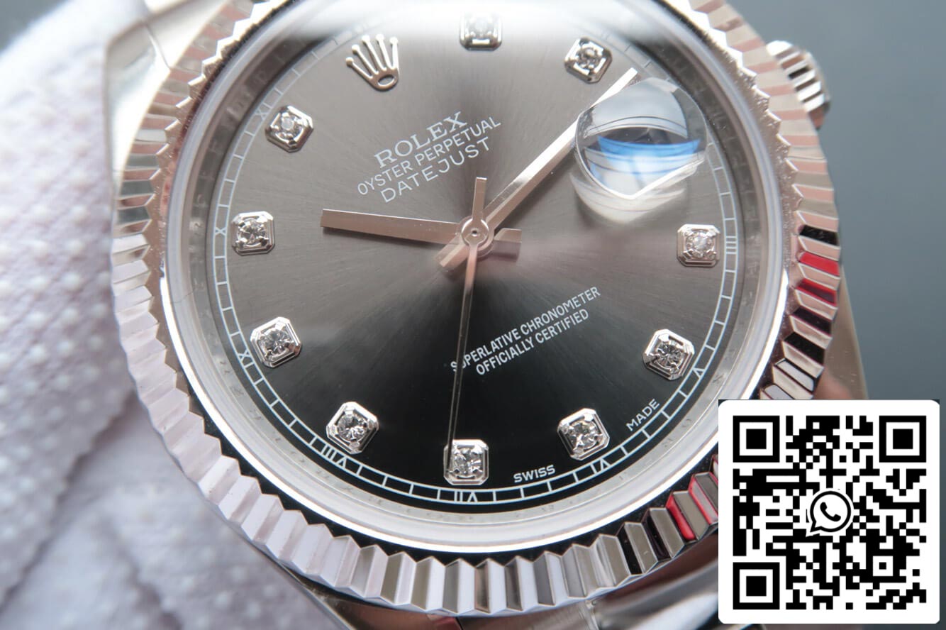 Rolex Datejust M126334-0005 1:1 Meilleure édition EW Factory Cadran clouté de diamants