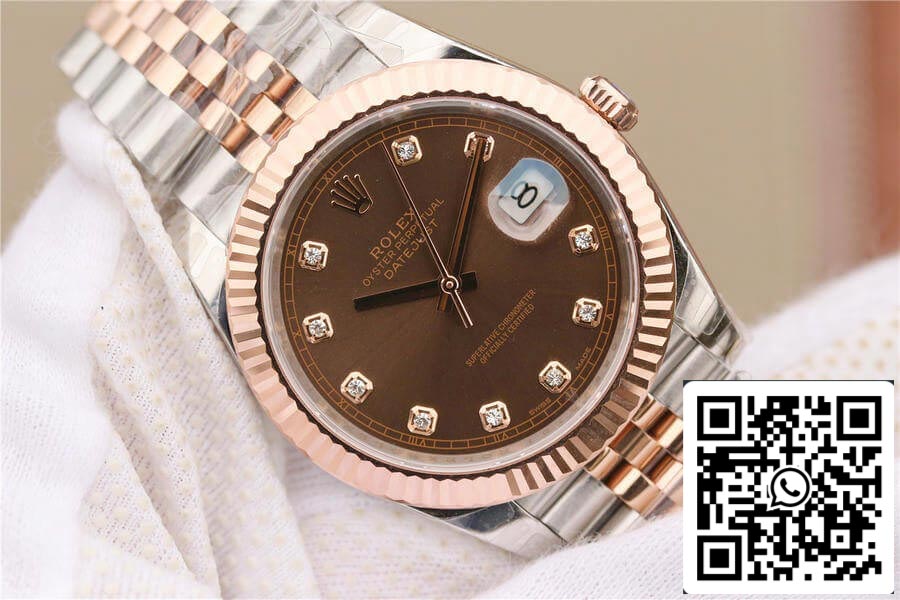 Rolex Datejust M126331-0004 1:1 Best Edition EW Factory Brown Dial