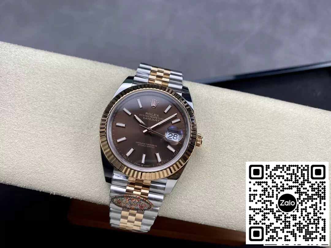 Rolex Datejust 41MM M126331-0002 1:1 Mejor Edición Clean Factory Oro Rosa