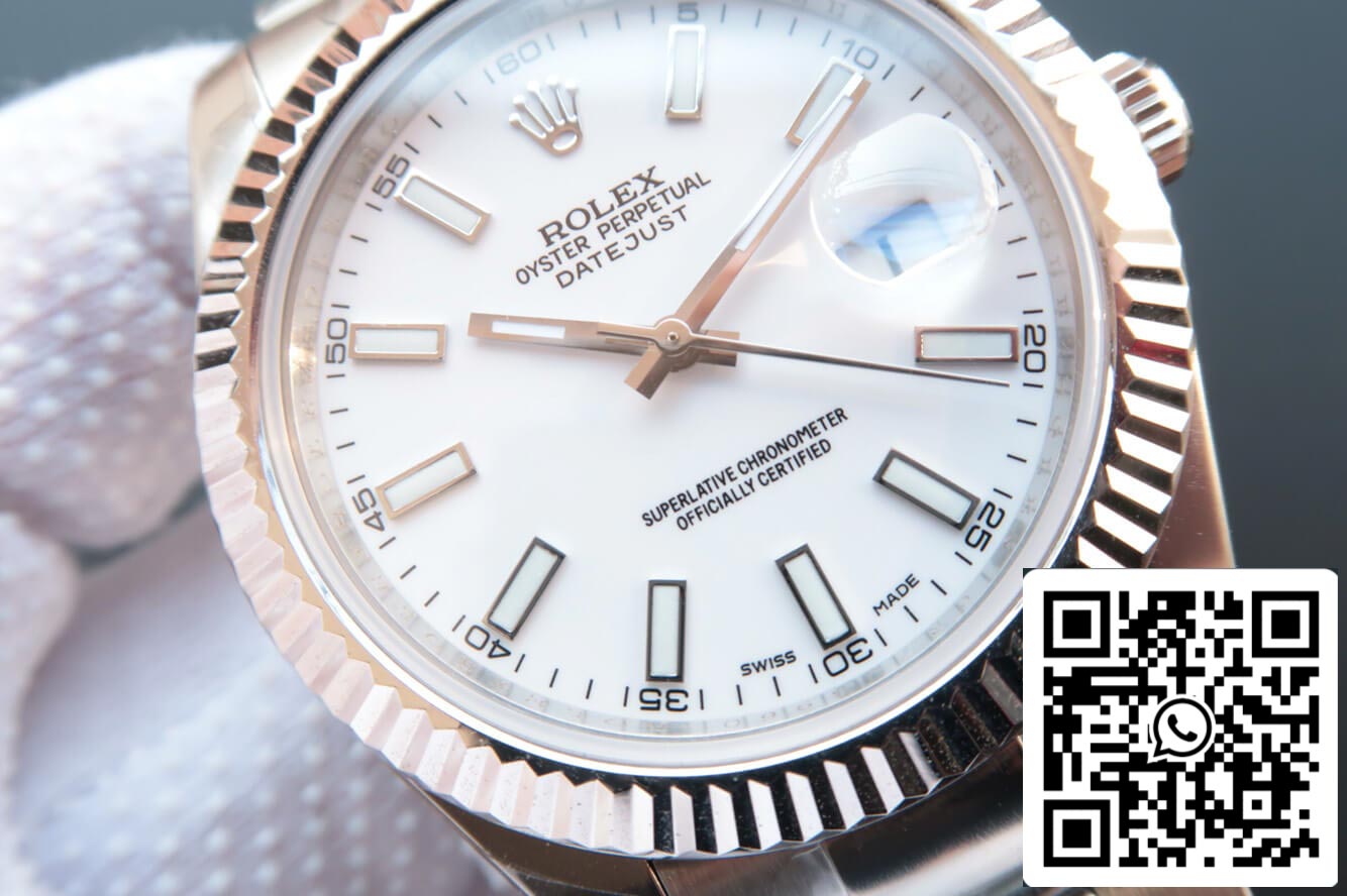 Rolex Datejust M126334-0009 1:1 Meilleure édition EW Factory Cadran blanc