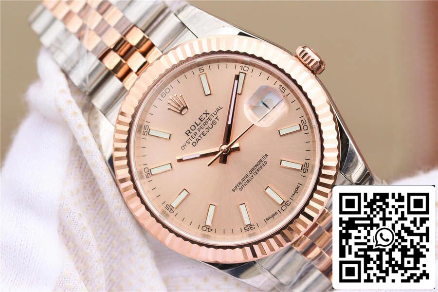 Rolex Datejust M126331-0010 1:1 Meilleure édition EW Factory Or rose